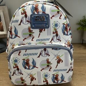 NWTs Star Wars Ahsoka Tano Poses Mini Backpack